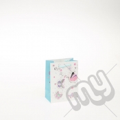 Butterfly Design Luxury Gift Bag - Small x 1pc