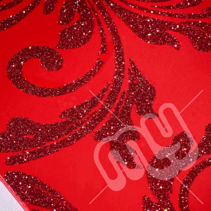 Luxury Red Glitter Paper Gift Bag - Medium x 1pc - My Carrier Bag for