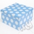 Blue Polka Dot Glitter Luxury Gift Box - SIZE 1