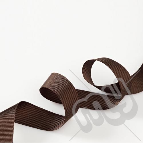 Chocolate Brown Grosgrain Ribbon 10mm x 20 metres