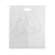 White Patch Handle Fashion Carrier Bags 38x46+8cm x 500pcs