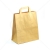 Brown Kraft SOS Carrier Bags With Flat Handles - LARGE x 250pcs