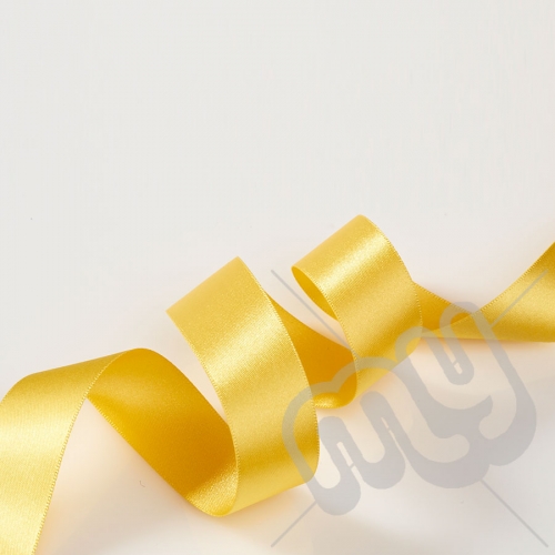 Gold Double Satin Ribbon 15mm x 20 metres